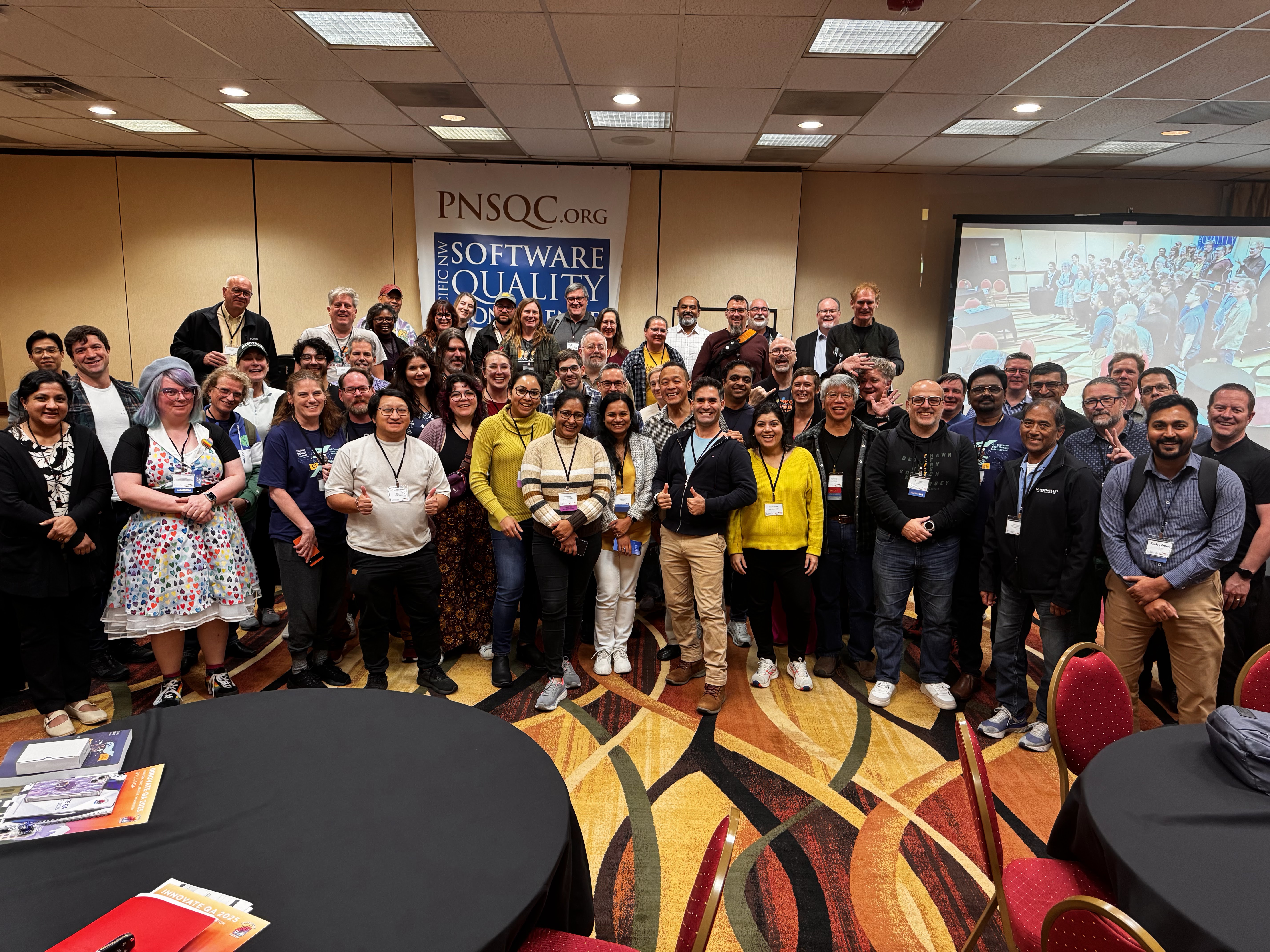 Software quality professionals collaborating