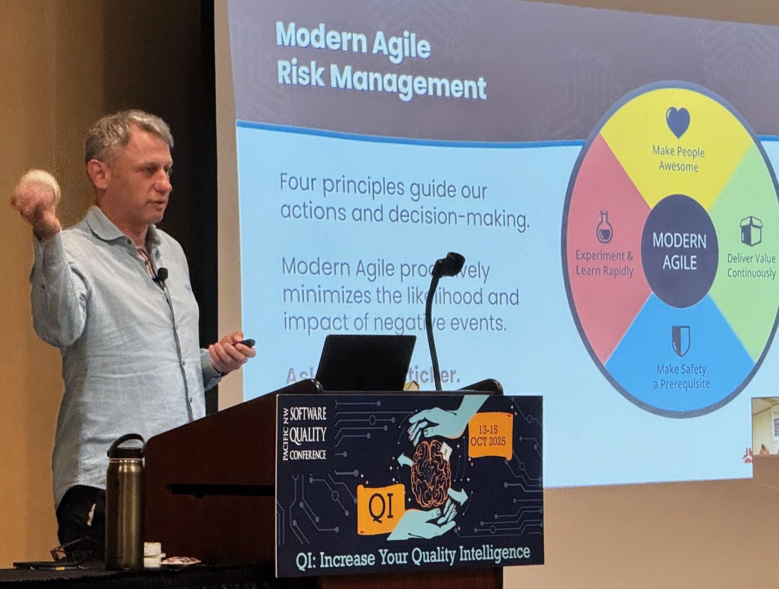 Presentation closeup